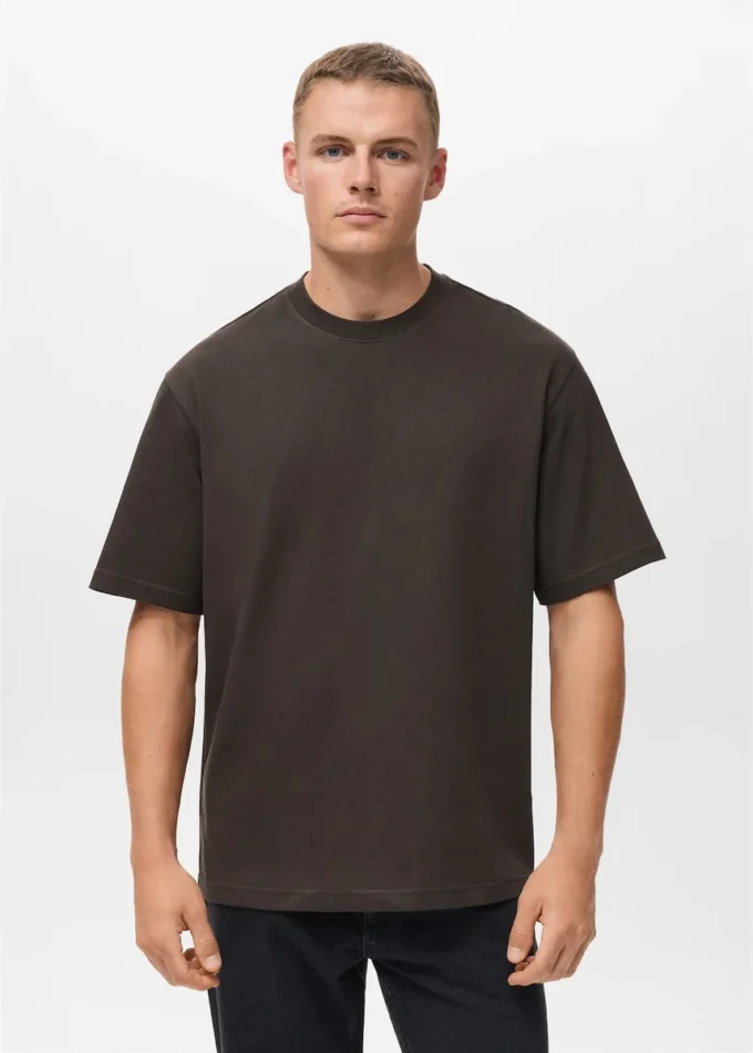 T-Shirt aus 100 % Baumwolle mit lockerer Passform T-Shirt aus 100 % Baumwolle mit lockerer Passform