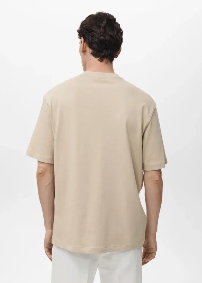 T-Shirt aus 100 % Baumwolle mit lockerer Passform T-Shirt aus 100 % Baumwolle mit lockerer Passform