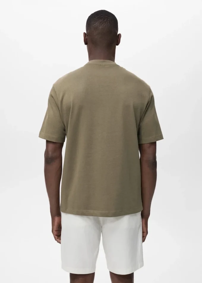 T-Shirt aus 100 % Baumwolle mit lockerer Passform T-Shirt aus 100 % Baumwolle mit lockerer Passform