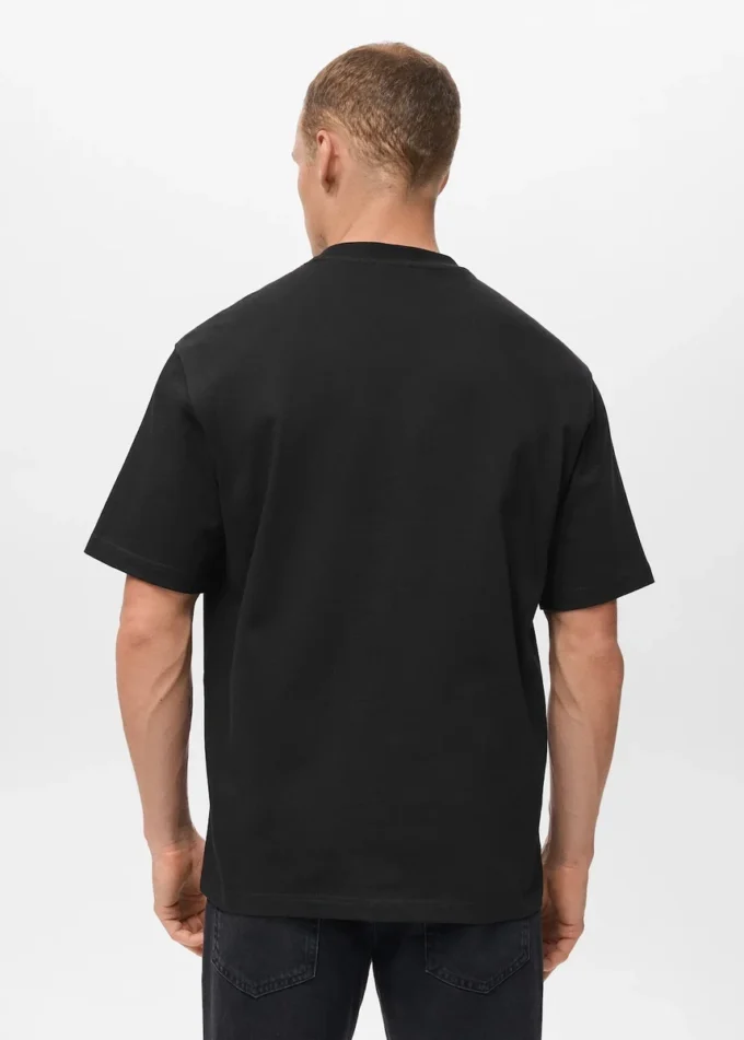 T-Shirt aus 100 % Baumwolle mit lockerer Passform T-Shirt aus 100 % Baumwolle mit lockerer Passform
