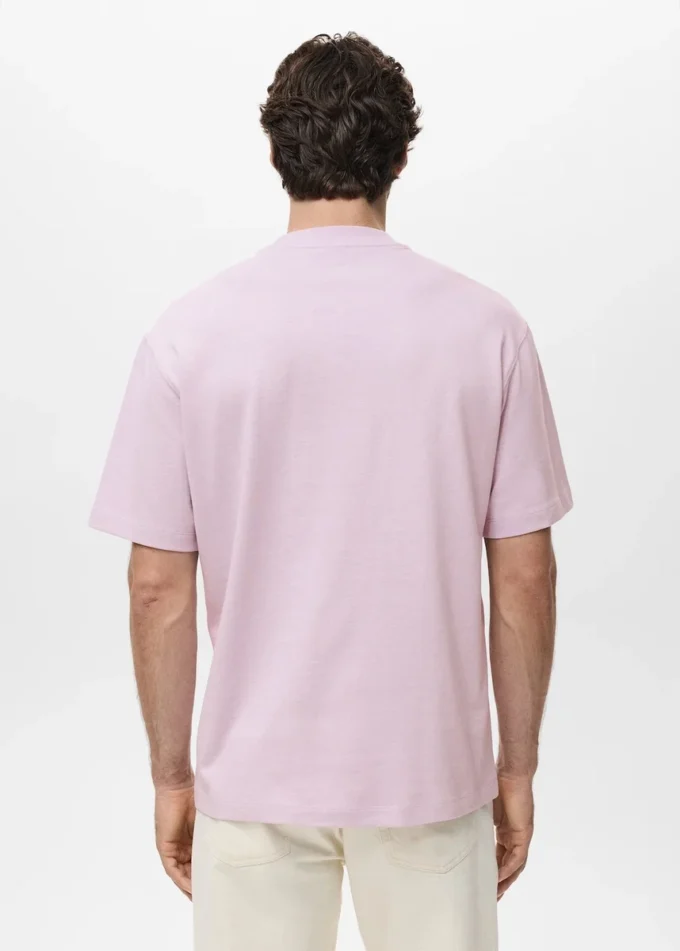 T-Shirt aus 100 % Baumwolle mit lockerer Passform T-Shirt aus 100 % Baumwolle mit lockerer Passform