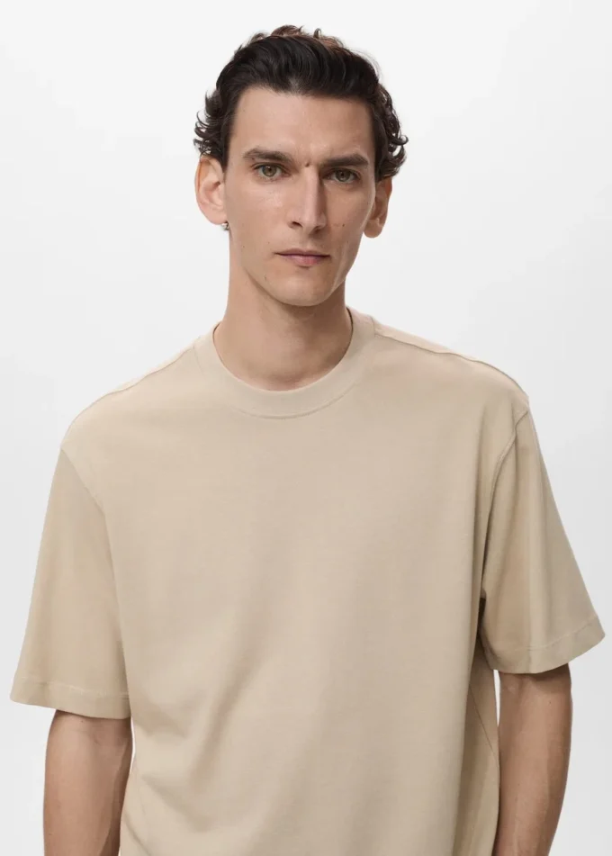 T-Shirt aus 100 % Baumwolle mit lockerer Passform T-Shirt aus 100 % Baumwolle mit lockerer Passform