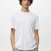 T-Shirt aus 100 % Baumwolle, reguläre Passform