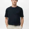 T-Shirt aus 100 % Baumwolle, reguläre Passform T-Shirt aus 100 % Baumwolle, reguläre Passform
