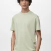 T-Shirt aus 100 % Baumwolle, reguläre Passform