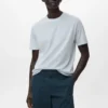 T-Shirt aus 100 % Baumwolle, reguläre Passform