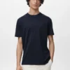 T-Shirt aus 100 % Baumwolle, reguläre Passform