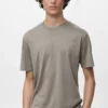 T-Shirt aus 100 % Baumwolle, reguläre Passform