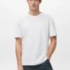 T-Shirt aus 100 % Baumwolle, reguläre Passform T-Shirt aus 100 % Baumwolle, reguläre Passform