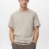 T-Shirt aus 100 % Baumwolle, reguläre Passform T-Shirt aus 100 % Baumwolle, reguläre Passform