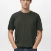 T-Shirt aus 100 % Baumwolle, reguläre Passform T-Shirt aus 100 % Baumwolle, reguläre Passform