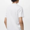 T-Shirt aus 100 % Baumwolle, reguläre Passform