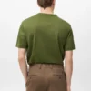 T-Shirt aus 100 % Baumwolle, reguläre Passform T-Shirt aus 100 % Baumwolle, reguläre Passform