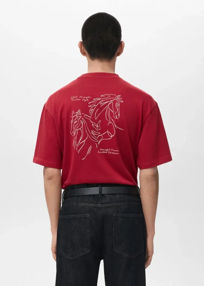 T-Shirt aus Baumwolle