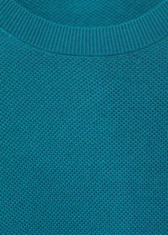 T-Shirt aus Baumwollstrick
