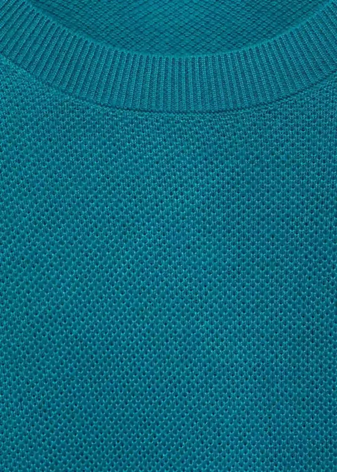 T-Shirt aus Baumwollstrick
