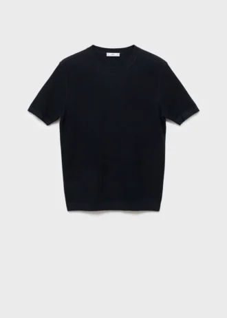 T-Shirt aus Baumwollstrick