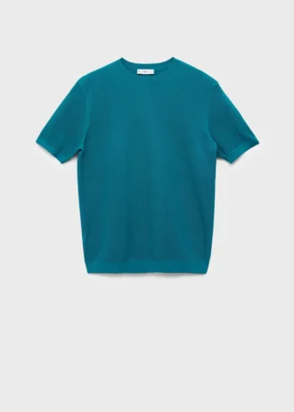T-Shirt aus Baumwollstrick