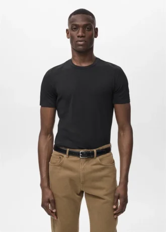 T-Shirt aus Stretch-Baumwolle