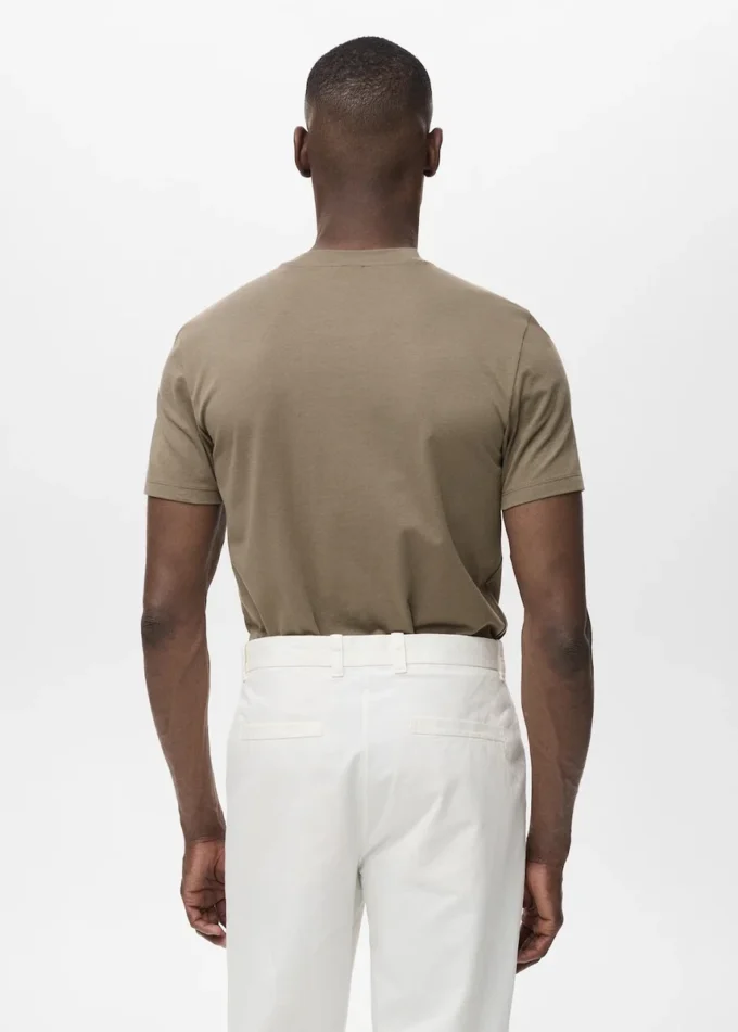 T-Shirt aus Stretch-Baumwolle
