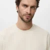 T-Shirt aus Sweatshirtstoff mit lockerer Passform T-Shirt aus Sweatshirtstoff mit lockerer Passform