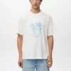 T-Shirt mit aufgedrucktem Patch