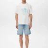 T-Shirt mit aufgedrucktem Patch