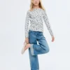 T-Shirt mit Blumenmuster T-Shirt mit Blumenmuster