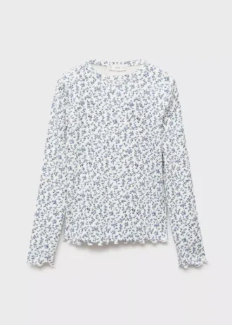T-Shirt mit Blumenmuster