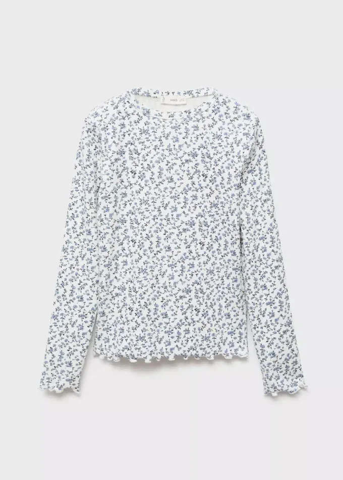T-Shirt mit Blumenmuster T-Shirt mit Blumenmuster