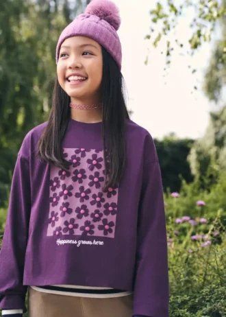 T-Shirt mit Blumenmuster