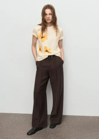 T-Shirt mit Blumenmuster