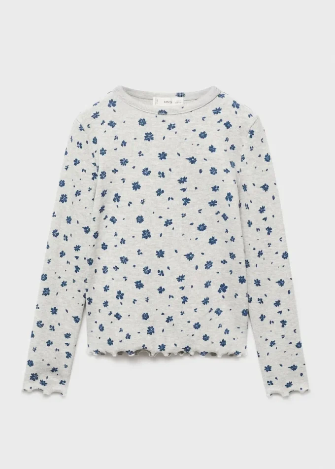 T-Shirt mit Blumenmuster T-Shirt mit Blumenmuster