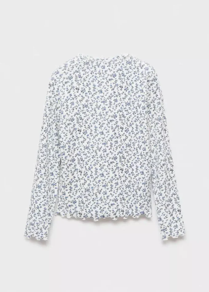 T-Shirt mit Blumenmuster T-Shirt mit Blumenmuster