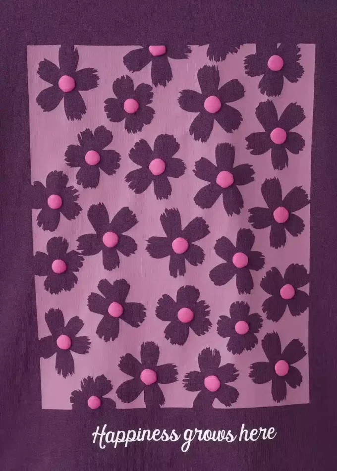T-Shirt mit Blumenmuster T-Shirt mit Blumenmuster