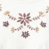 T-Shirt mit Blumenstickerei T-Shirt mit Blumenstickerei