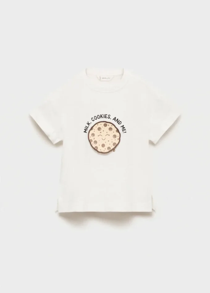 T-Shirt mit geprägtem Detail