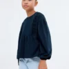 T-Shirt mit gerafften Details T-Shirt mit gerafften Details