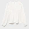 T-Shirt mit gerafften Details T-Shirt mit gerafften Details