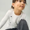 T-Shirt mit gestickten Sternen T-Shirt mit gestickten Sternen