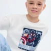T-Shirt mit Marvel-Print T-Shirt mit Marvel-Print