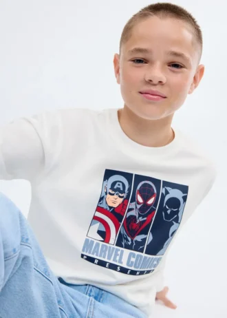 T-Shirt mit Marvel-Print
