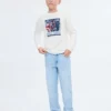 T-Shirt mit Marvel-Print T-Shirt mit Marvel-Print