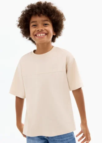 T-Shirt mit Nahtdetails