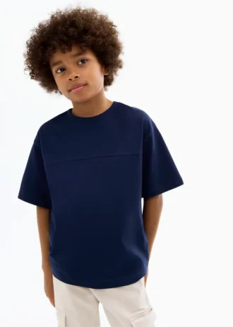 T-Shirt mit Nahtdetails