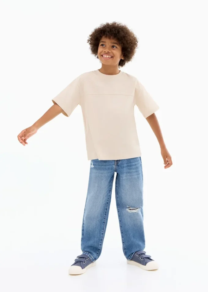 T-Shirt mit Nahtdetails T-Shirt mit Nahtdetails