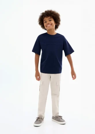 T-Shirt mit Nahtdetails