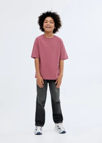 T-Shirt mit Nahtdetails