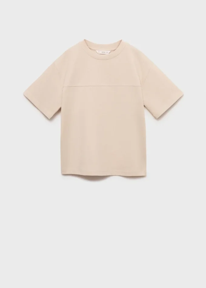 T-Shirt mit Nahtdetails T-Shirt mit Nahtdetails