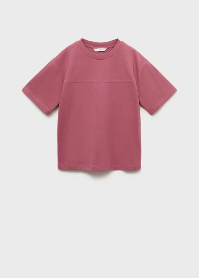 T-Shirt mit Nahtdetails T-Shirt mit Nahtdetails